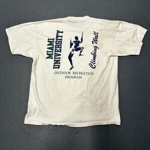 Vintage 90s single stitch Miami university outdoor recreation Graphic tshirt